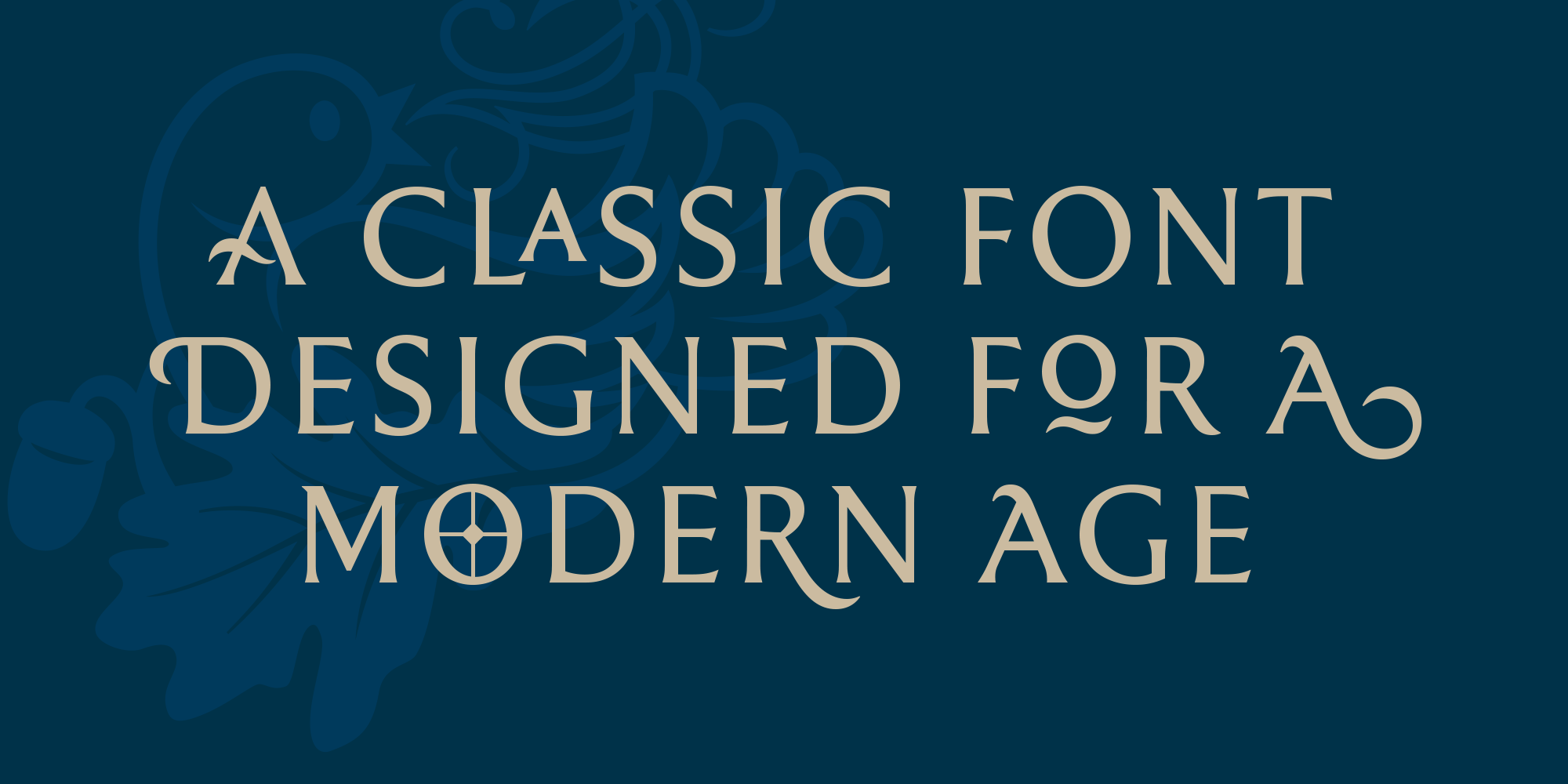 Rahere Roman Display, a classic font for a modern age