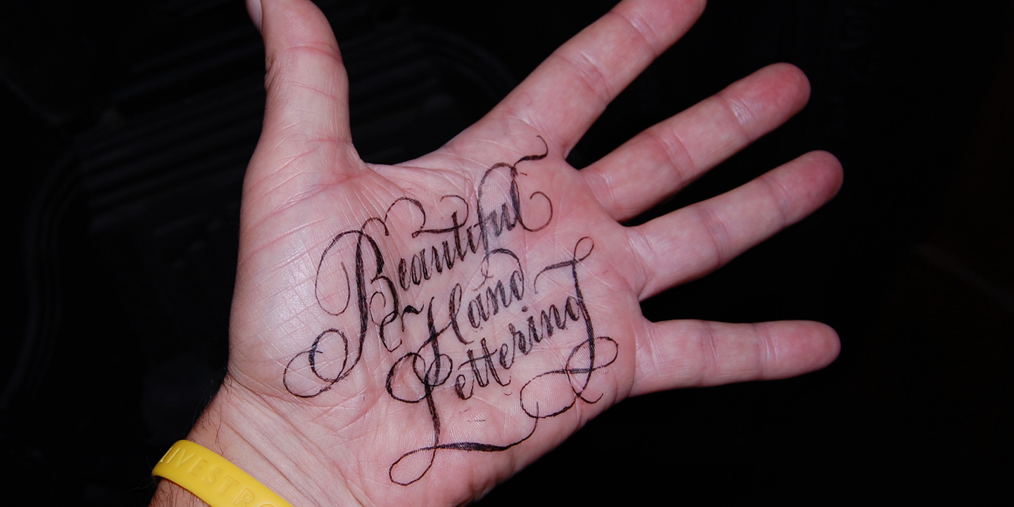 Beautiful hand lettering