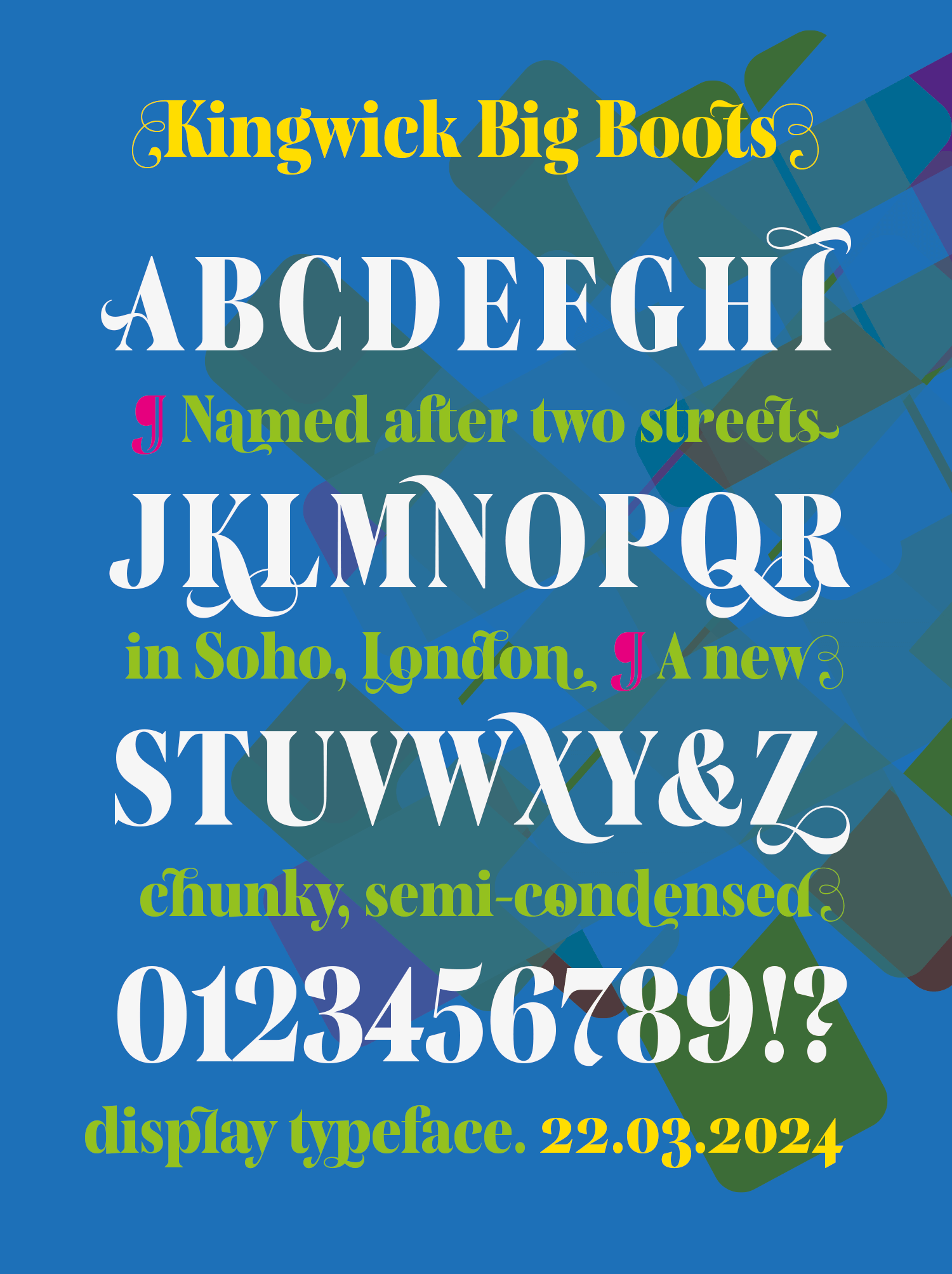 Kingwick Big Boots showing all the capitals