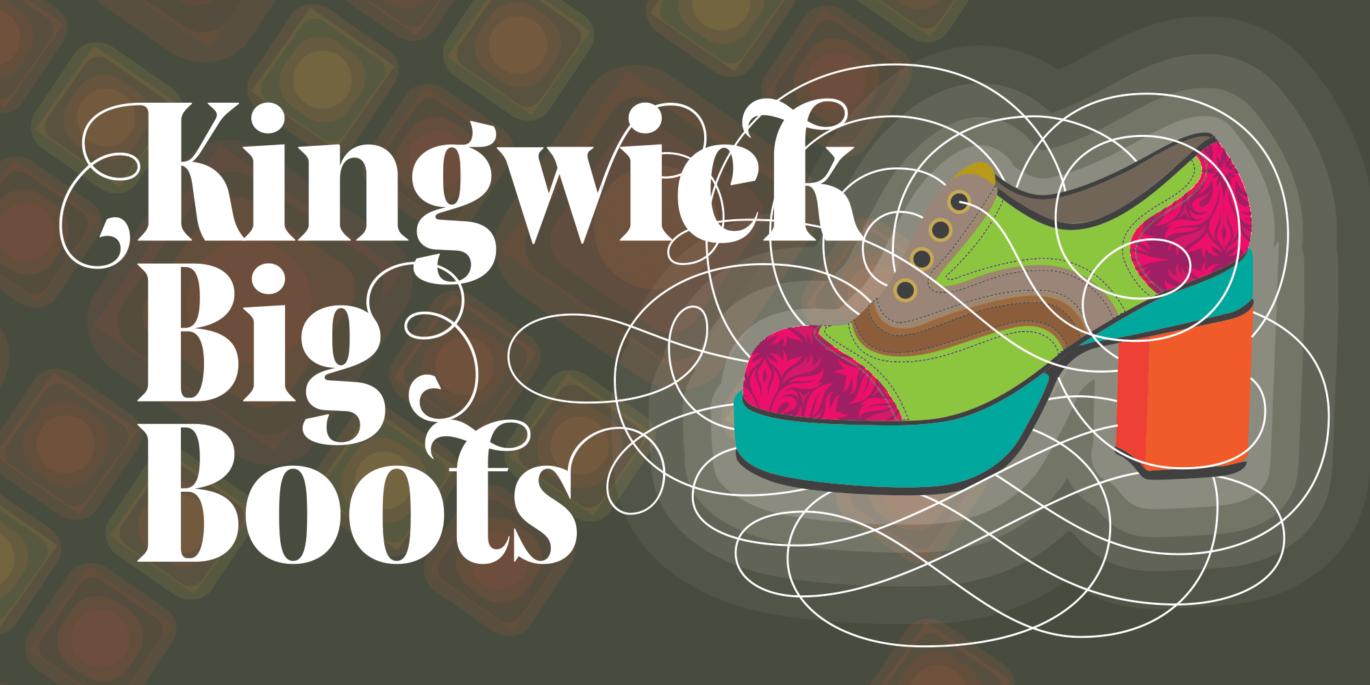 Kingwick Big Boots is a semi-condensed display font with flared serifs