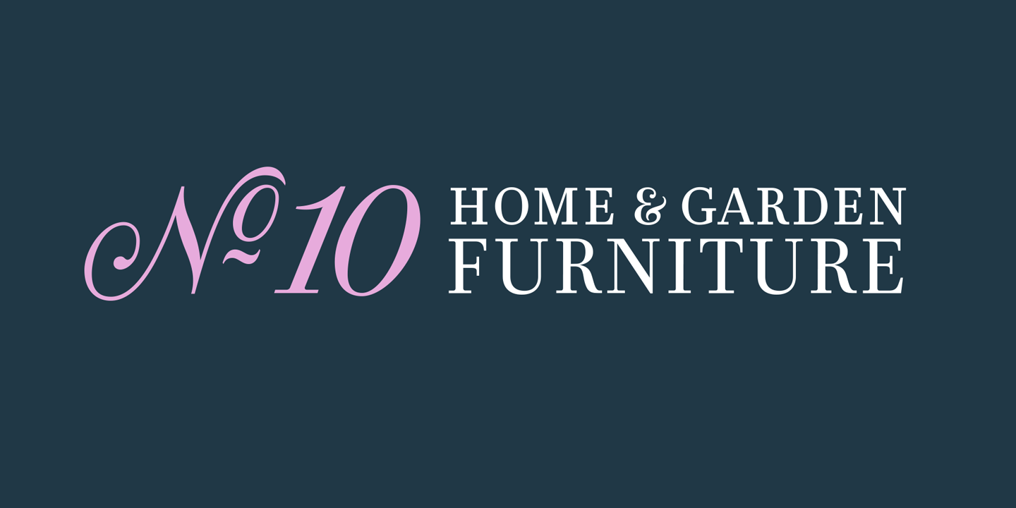 No 10 Furniture logo design
