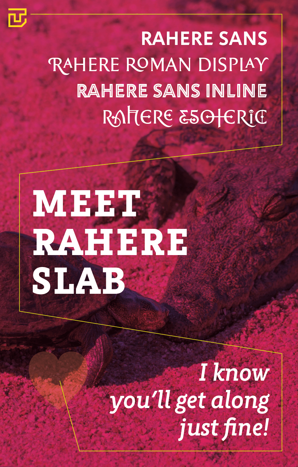 Rahere extended typeface family
