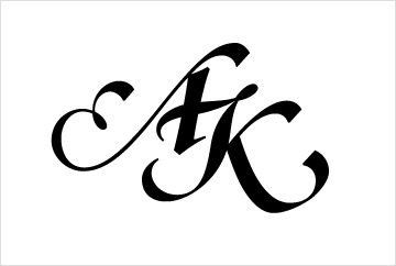 AK monogram