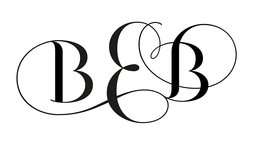 BEB monogram design