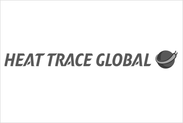 Hand drawn logo and device for Heat Trace Global